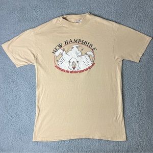 Vintage 90’s New Hampshire Sheep Funny Shirt Single Stitch XL